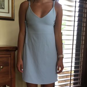 Baby blue dress